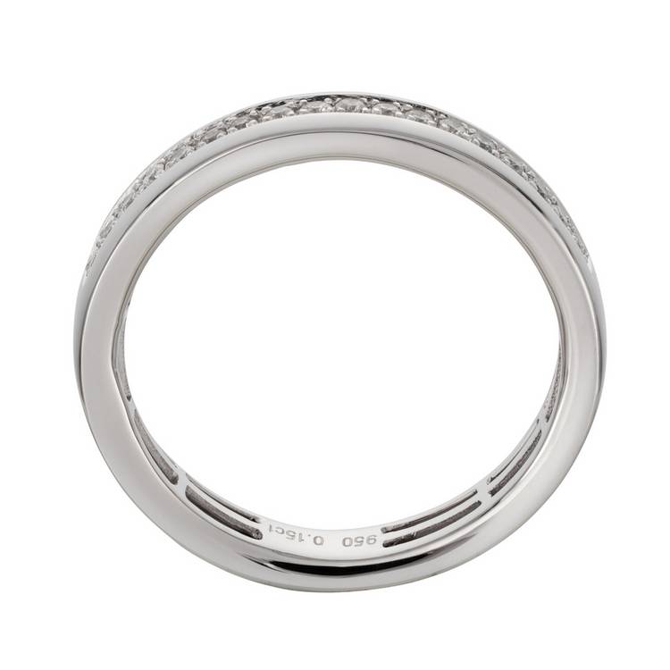 Revere platinum diamond wedding ring 3.84mm, imported from the UK