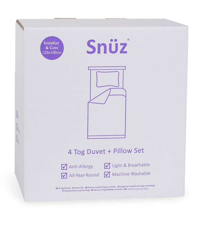 Snüz 4.0 Tog duvet and pillow cot set (British brand)