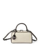 Harrods Brunello Cucinelli Small Woven Explorer Boston Top-Handle Bag- Buy online at McGrocer