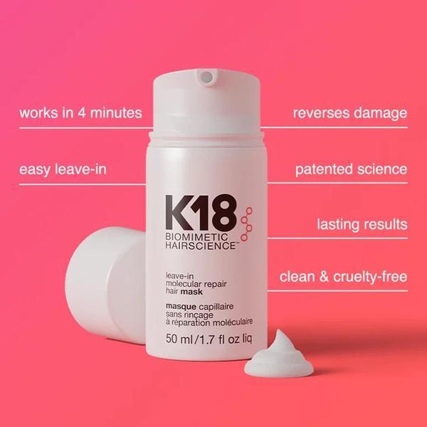 K18 leave-in molecular repair mask 50ml (British brand)