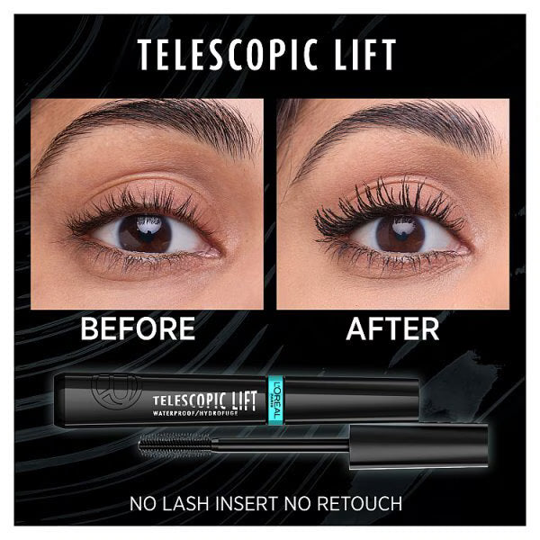 L'Oréal Paris Telescopic Lift Mascara Black, imported from the UK