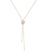 Harrods Piaget Rose Gold and Diamond Rose Pendant Necklace- Buy online at McGrocer