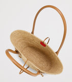 Christian Louboutin Venus mini raffia basket bag, UK version
