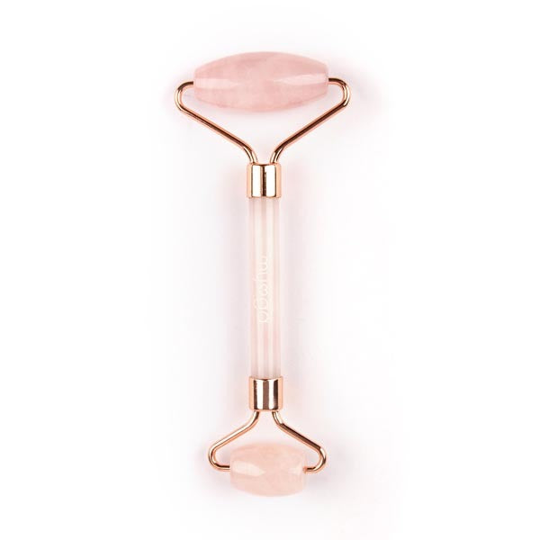 Myga Rose Quartz Facial Roller 15cm, imported from the UK