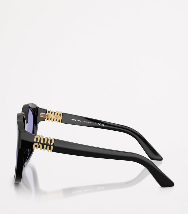 Miu Miu oversized acetate sunglasses, UK version