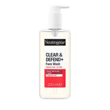 Superdrug Neutrogena Clear Defend + Wash Facial Wash 200ml- Buy online at McGrocer