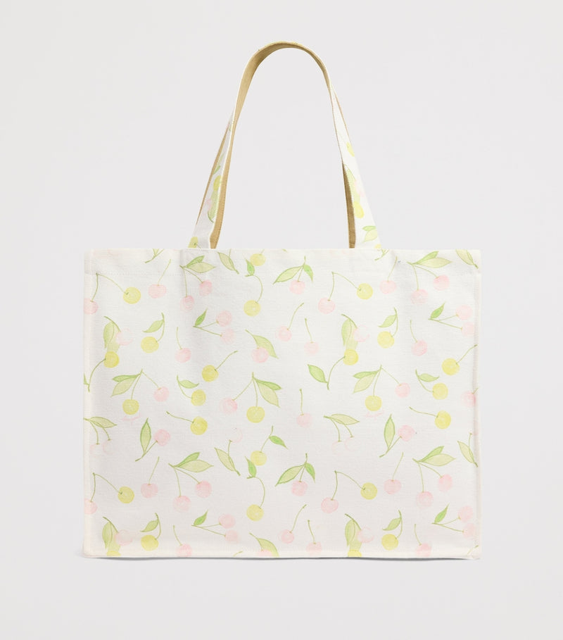 Bonpoint reversible tote bag cherry print, UK version