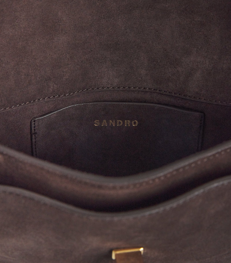 Sandro Paris suede shoulder bag medium (British brand)