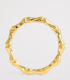 Anita Ko yellow gold bamboo ring (British brand)