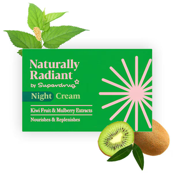 Naturally Radiant Night Cream 50ml, imported from the UK