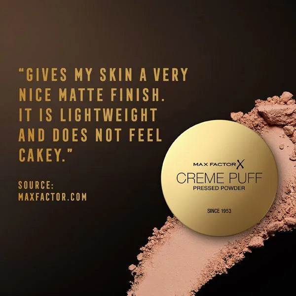 Max Factor Creme Puff Powder 81 Truly Fair, imported from the UK