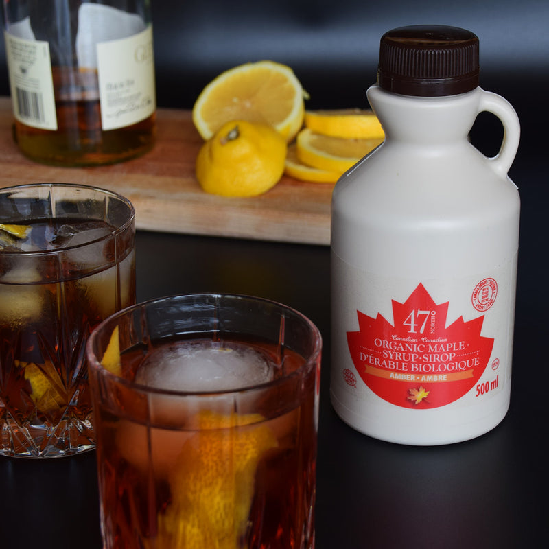47° North organic maple syrup 1l, imported from the UK