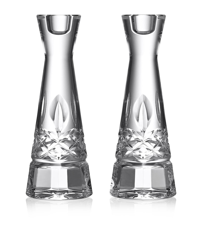 Waterford Lismore Essence candlesticks set of 2 20cm (British brand)