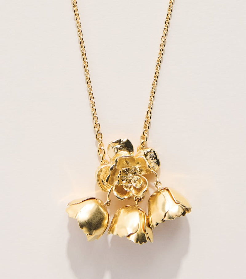 Chloé Bouquet pendant necklace floral motifs - British product