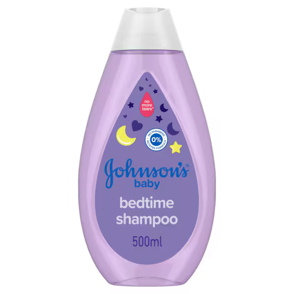 Johnsons Baby Bedtime Shampoo sensitive skin formula, UK version