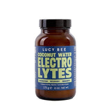 Lucy Bee electrolyte powder coconut water lime 175g, imported from the UK