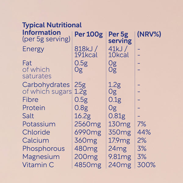 Lucy Bee electrolyte powder coconut water lime 175g, imported from the UK