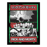 Superdrug Rick And Morty Manga Zine Framed Print- Buy online at McGrocer