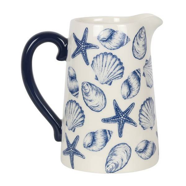 Something Different Ceramic Jug Seashells (British brand)