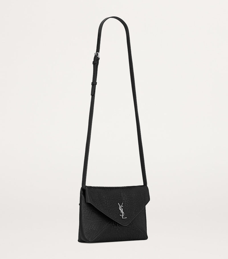 Saint Laurent Cassandre Envelope Messenger Bag croc-embossed lambskin, UK version