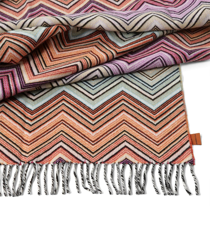 Missoni Home Perseo wool-blend throw 130x190cm (British brand)