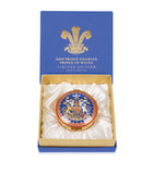 Harrods commemorative hinged box for the Prince of Wales 70th birthday, UK version