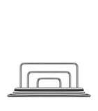 El Casco chrome-plated envelope holder - British product