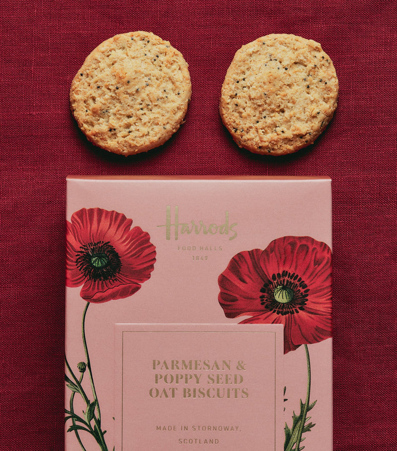 Harrods Food Hall Favourites Hamper wicker basket (British brand)