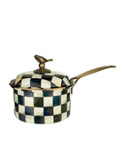MacKenzie-Childs Courtly Check saucepan 20.5cm (British brand)