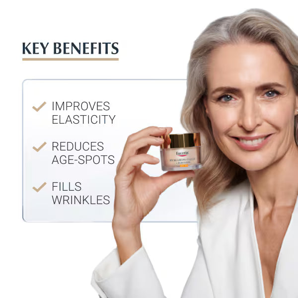 Eucerin Hyaluron-Filler + Elasticity Day Cream 50ml, UK version
