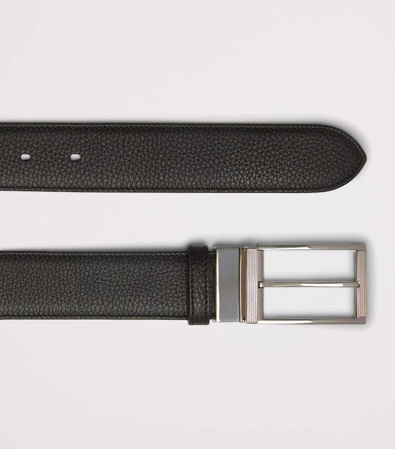 Dunhill brown reversible leather belt, UK version