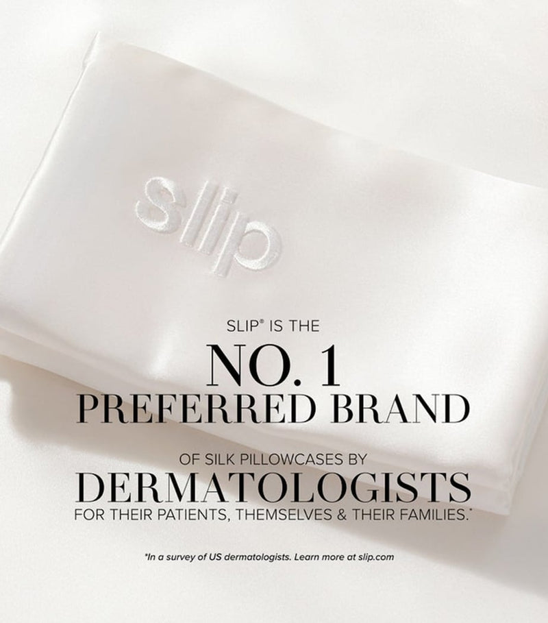 Slip mulberry silk queen pillowcase for hair and skin care (British brand)