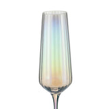 Habitat iridescent champagne flute set of 4 - British product