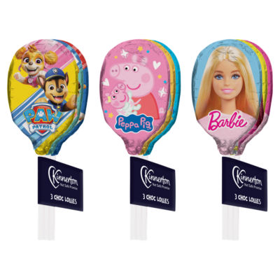 Kinnerton chocolate lollipops 30g, UK version