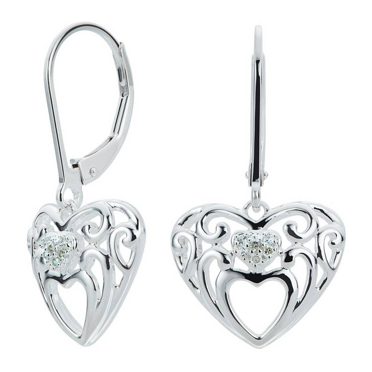 Revere diamond drop earrings April, UK version