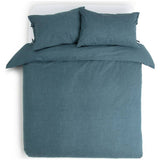 Habitat Herbalist cotton textured blue bedding set single - British product