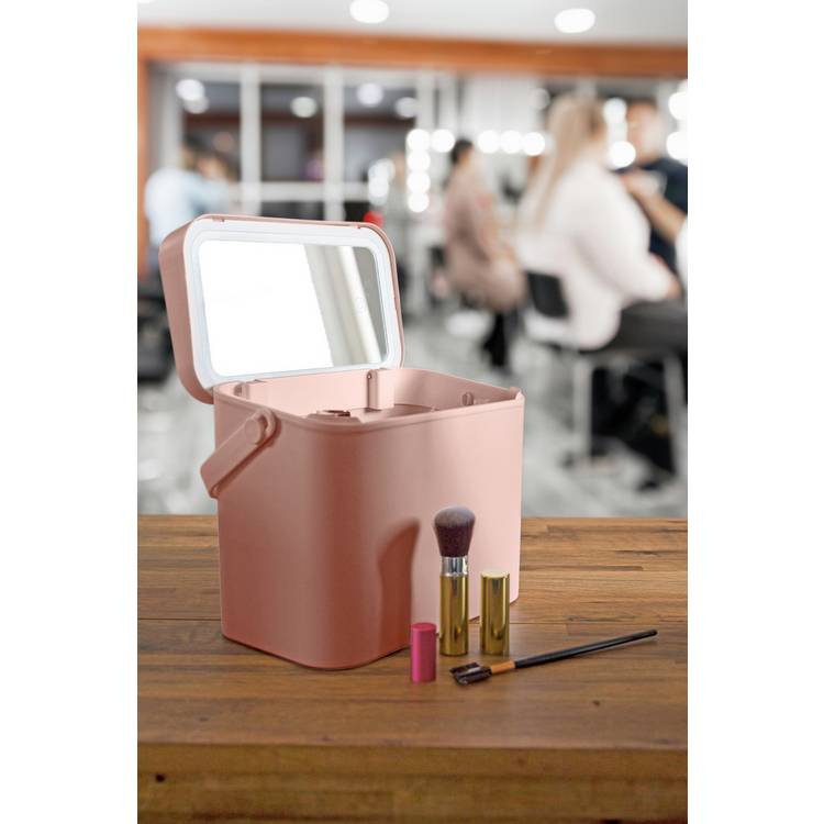 Rio Lush Box large beauty storage case with LED mirror, UK version