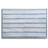 Habitat coastal horizontal stripe cotton bath mat blue white 80x50cm (British brand)