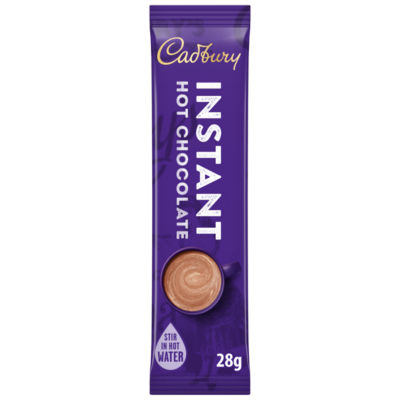Cadbury instant hot chocolate sachet 28g - British product