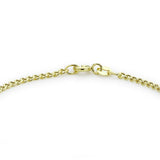 Revere 9ct gold hollow curb chain bracelet - British product