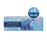 Natracare Super Plus organic cotton tampons 80 count, UK version