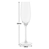 Habitat Portofino champagne flutes set of 4, imported from the UK