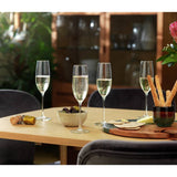 Habitat Portofino champagne flutes set of 4, imported from the UK