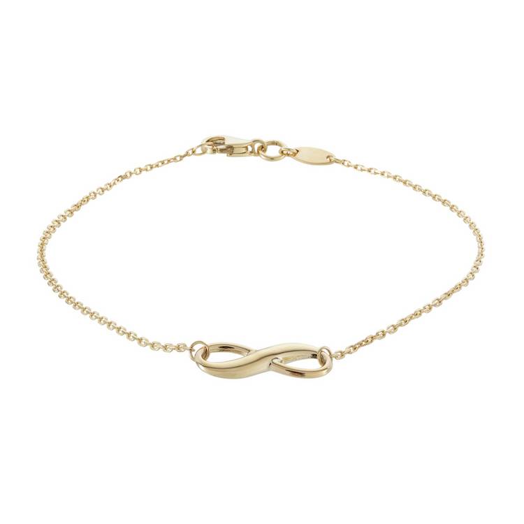 Revere 9ct yellow gold charm bracelet 7.5in, UK version