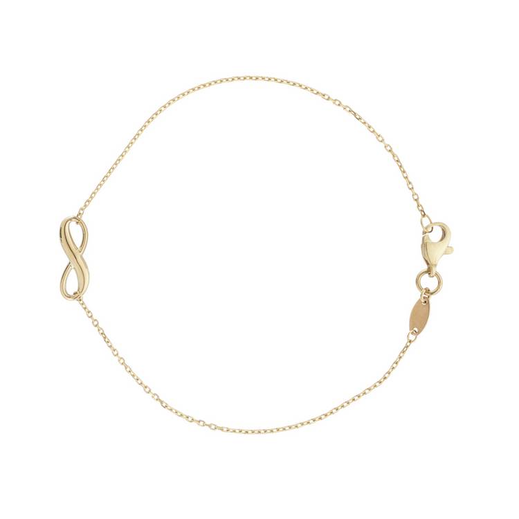Revere 9ct yellow gold charm bracelet 7.5in, UK version