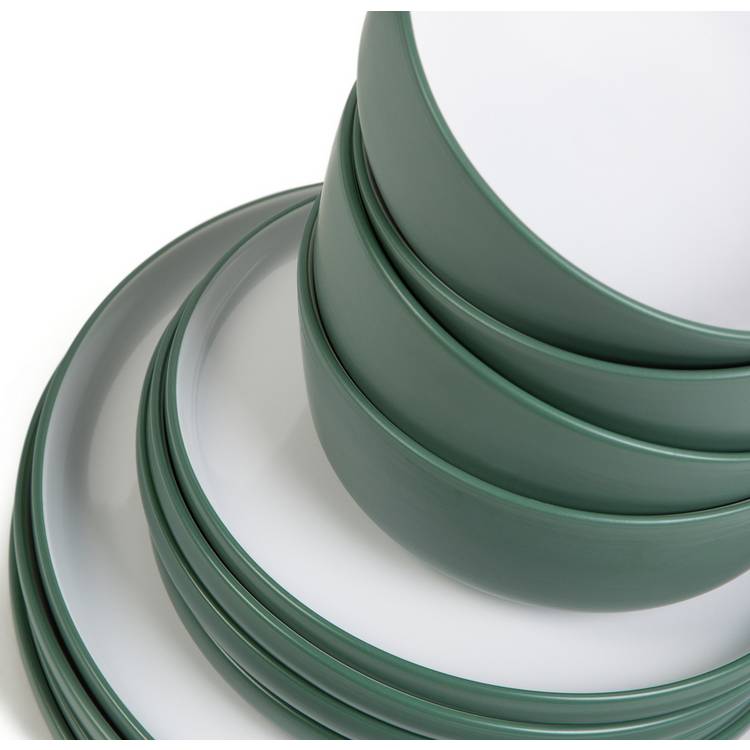Habitat stoneware dinner set two-tone 16-piece - British product