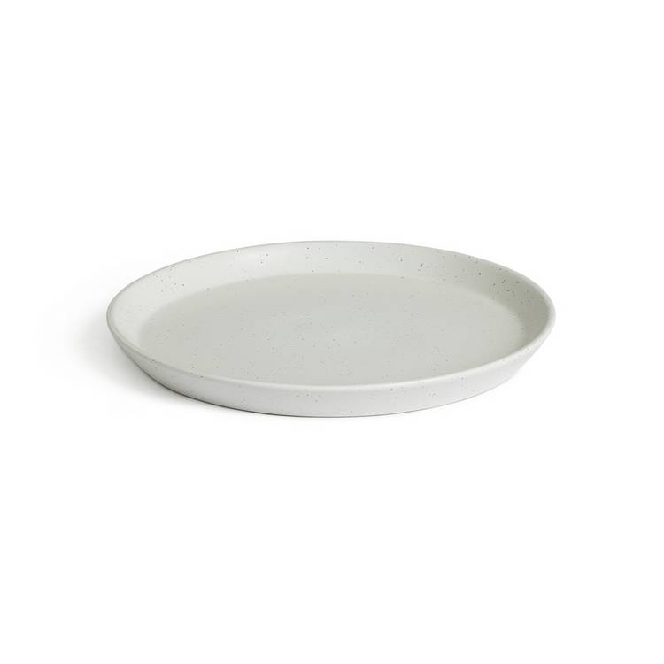 Habitat Addison stoneware dinner plate set white (British brand)