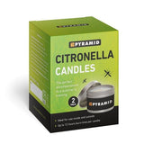 Superdrug Pyramid Citronella Candles - 2 Pack- Buy online at McGrocer