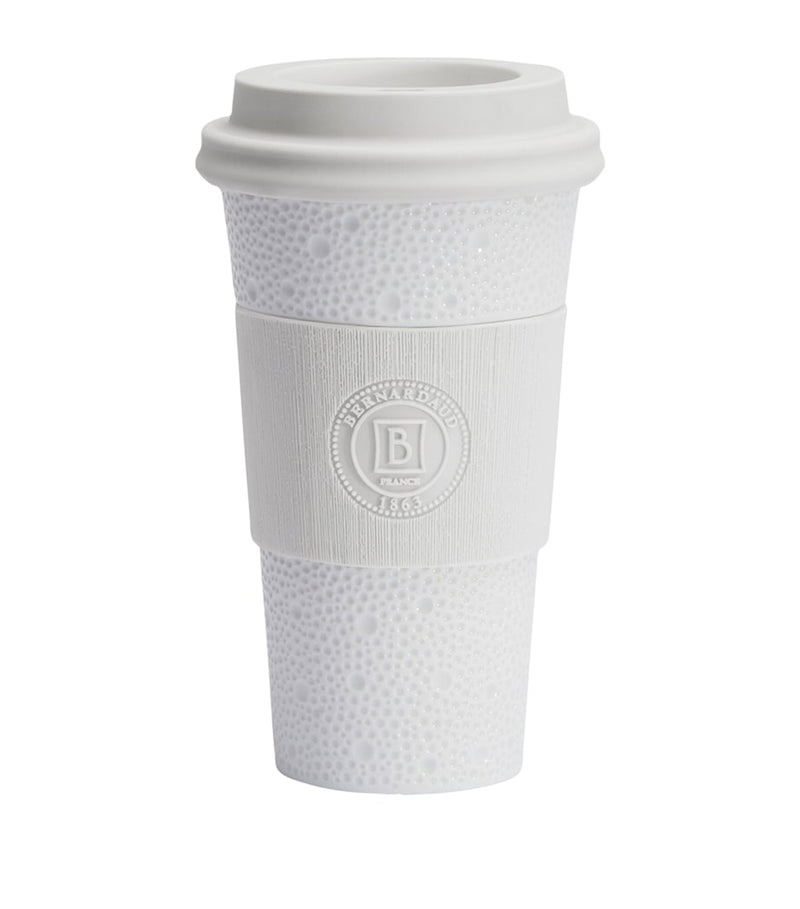 Bernardaud Ecume Nomad travel mug - British product