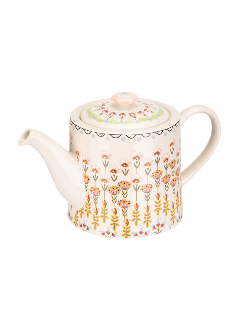 Cath Kidston cream painted table teapot 1L - British product